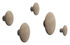 The Dots Wood Hook - / Set of 5 by Muuto