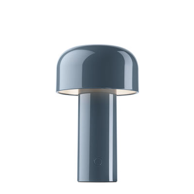 Illuminazione - Lampade da tavolo - Lampada senza fili Bellhop - / Ricarica USB - Plastica di Flos - Bleu-gris - policarbonato