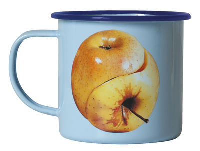 Tableware - Coffee Mugs & Tea Cups - Toiletpaper Mug - / Ying & Yang Apple by Seletti - Yin & Yang apple - Enamelled metal