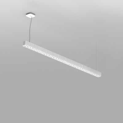Illuminazione - Lampadari - Sospensione Calipso Linear stand alone - / LED - L 120 cm di Artemide - L 120 cm / bianco - Tecnopolimero