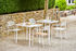 Tavolo quadrato Patio Café - / Inox - 75 x 75 cm di Tolix