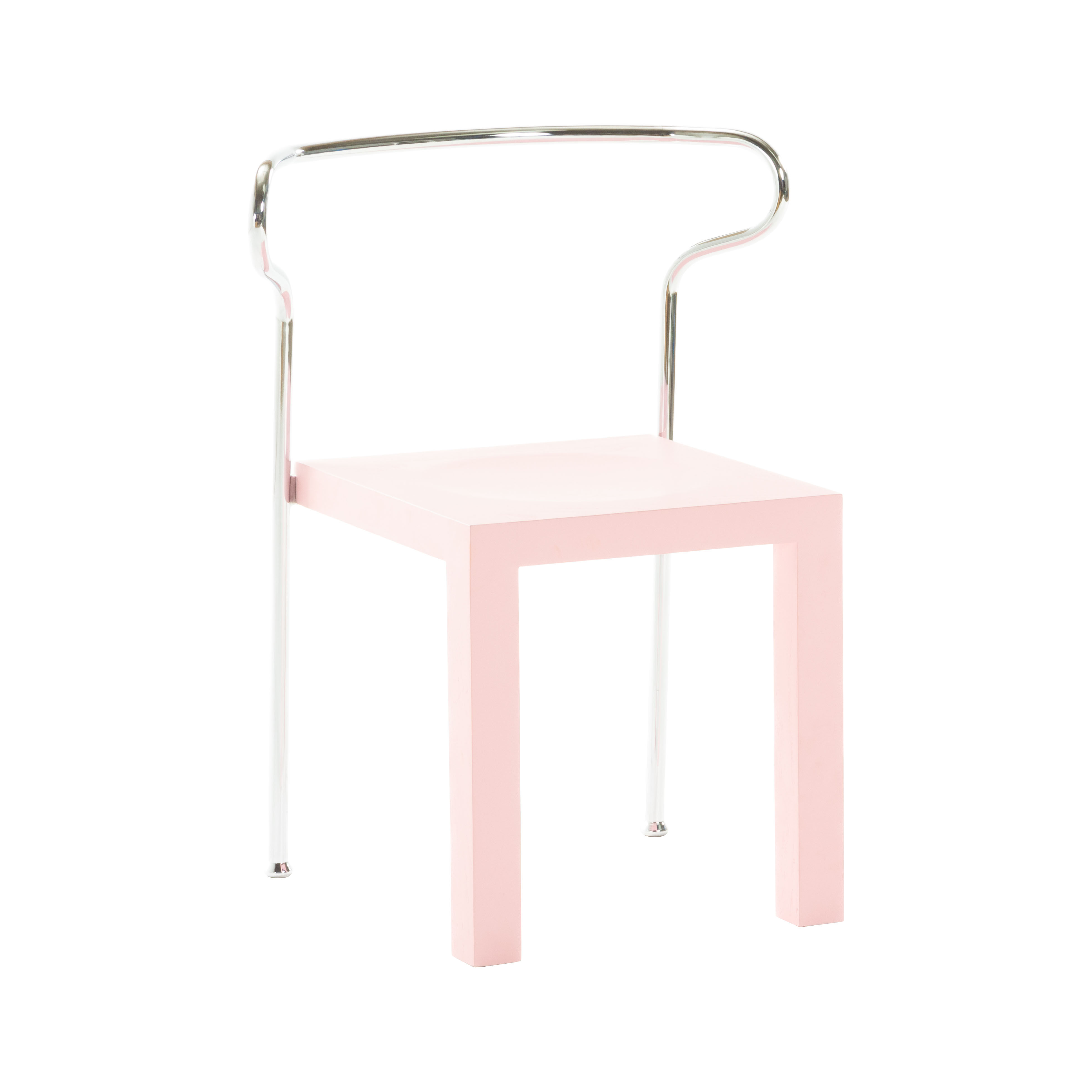 Pink acrylic chair sales
