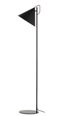 Lighting - Floor lamps - Benjamin Floor lamp - / H 152 cm by Frandsen - Mat black - Painted metal