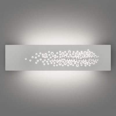 Luminaire - Appliques - Applique Islet LED / Métal - L 45 cm - Artemide - Blanc - Aluminium peint