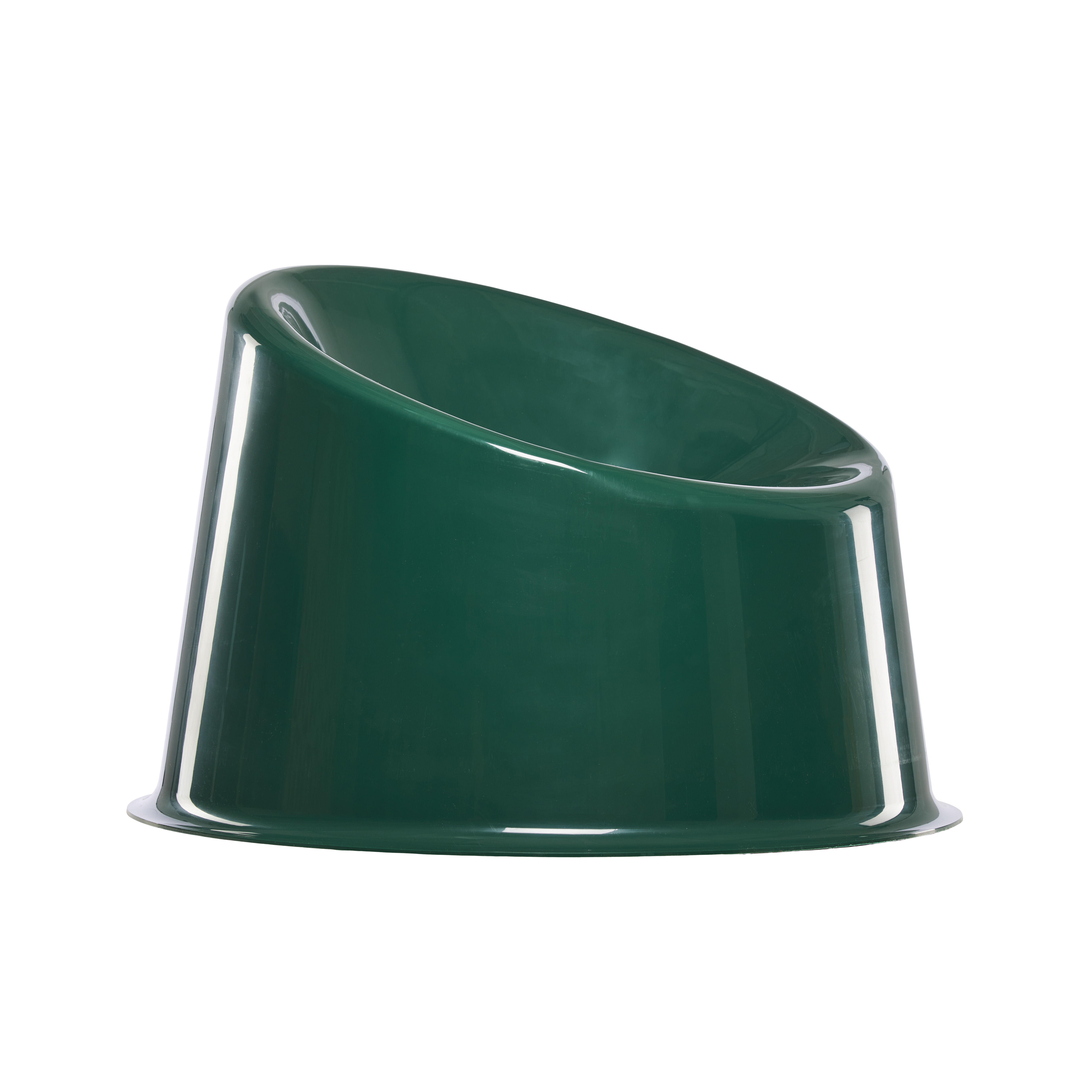 Verpan Panto Pop Low armchair - dark green | Made In Design UK