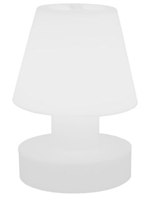 Illuminazione - Lampade da tavolo - Lampada portatile senza fili ricaricabile - H 28 cm di Bloom! - Bianco - Polietilene