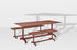 Unify Rectangular table - / 90 x 200 cm - Oak by Petite Friture