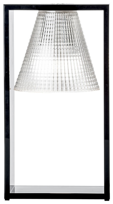 Lighting - Table Lamps - Light-Air Table lamp plastic material black transparent Plastic shade - Kartell - Black, Transparent - Thermoplastic technopolymer