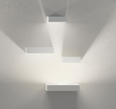Lighting - Wall Lights - Set Wall light by Vibia - White - Lacquered metal, Polycarbonate