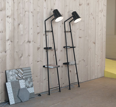 Karman Alfred Floor Lamp Black Made, Floor Lamps With Shelf Uk