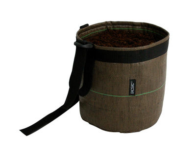 Outdoor - Pots & Plants - Suspendu Geotextile Hanging pot - 3 L - Outdoor by Bacsac - Brown - 3L - Geotextile cloth