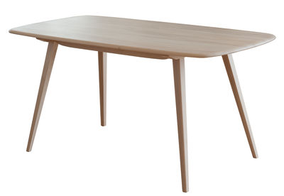 Furniture - Dining Tables - Plank Rectangular table - 152 x 76 cm / Reissue 1950' by Ercol - Natural wood - Solid ash, Solid elm
