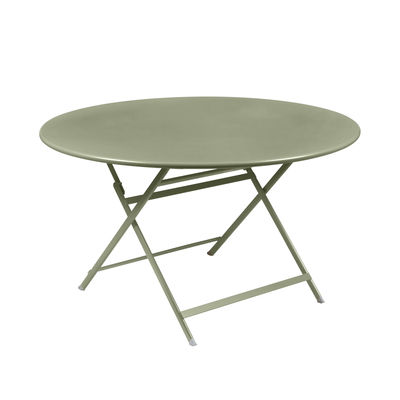 Fermob - Table ronde Caractère en Métal, Acier peint - Couleur Vert - 99.26 x 99.26 x 74.5 cm - Desi