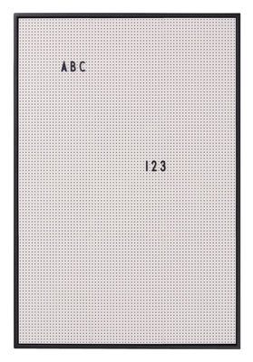 Interni - Promemoria, Calendari & Lavagne - Lavagnetta luminosa A2 - / L 42 x H 59 cm di Design Letters - Grigio - ABS, Alluminio
