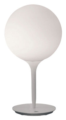 Luminaire - Lampes de table - Lampe de table Castore Tavolo - Artemide - Blanc - Ø 25 cm - Résine thermoplastique, Verre soufflé, Zamac