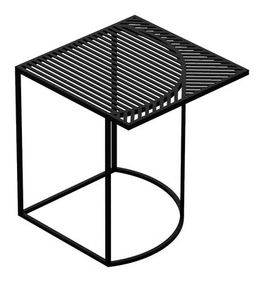 Table basse Iso-B / 46x46 x H 48 cm - Petite Friture noir en métal