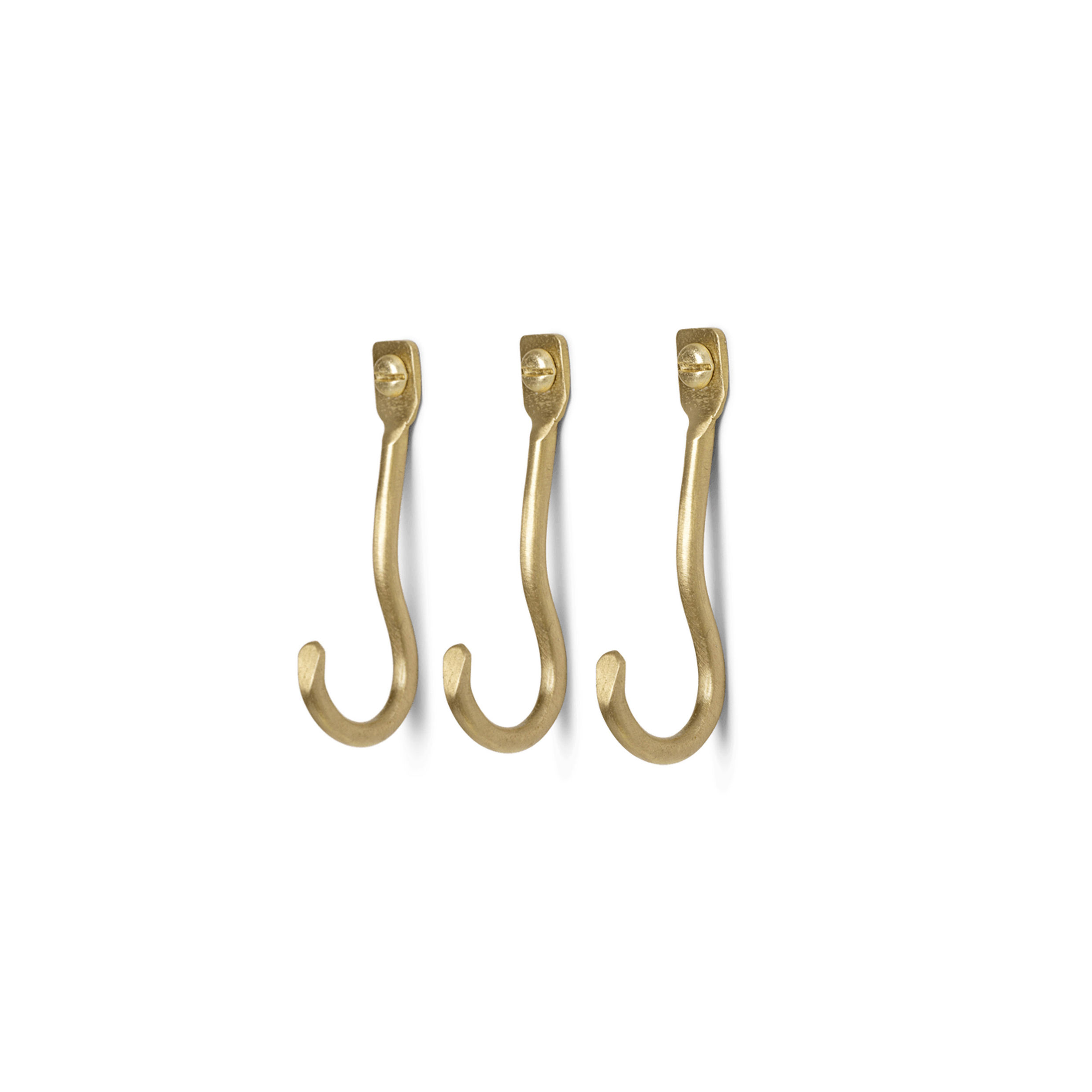 Ganci Appendiabiti Fuxxer Vintage - Set 4 Pezzi In Ferro Effetto Oro Anticato