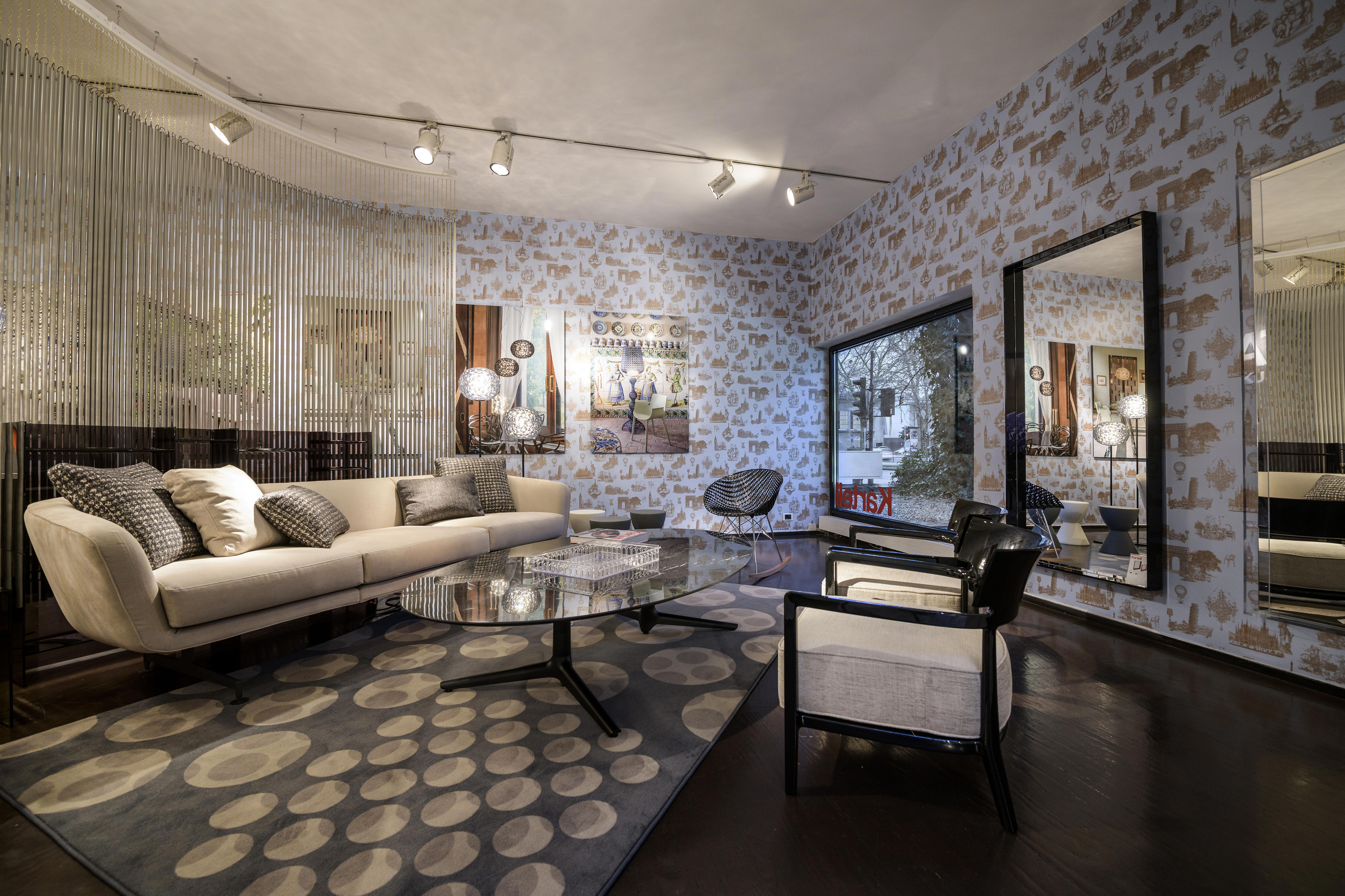 Vassoio Piazza Kartell Di Fabio Novembre - Nero 48x37 Cm - Design Italiano