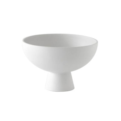 Tableware - Bowls - Strøm Medium Bowl - / Ø 19 cm - Handmade ceramic by raawii - Misty grey - Ceramic