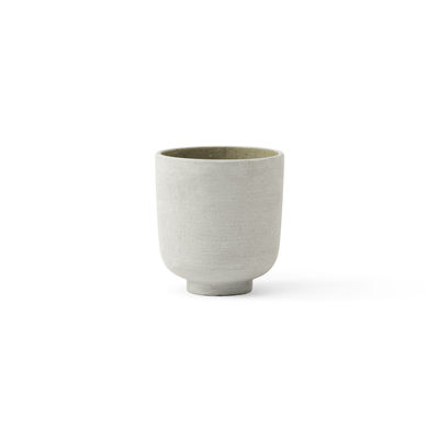 Image of Vaso per fiori Collect SC69 - / Ø 12 x H 13 cm - Polystone di &tradition - Verde - Materiale plastico/Pietra