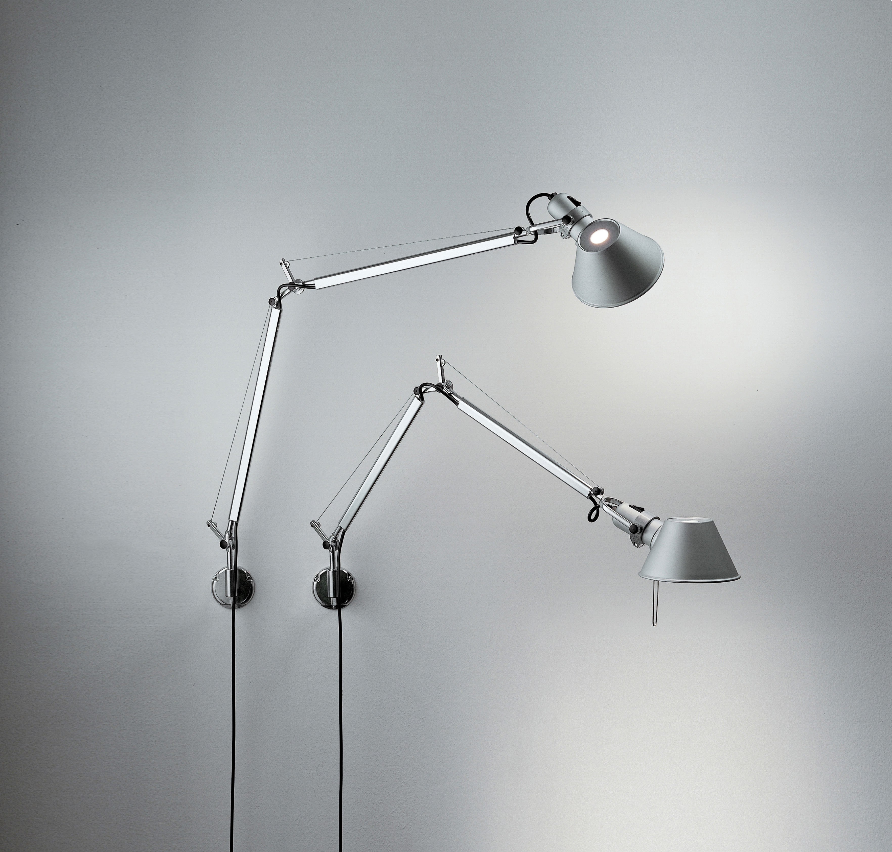 Applique Tolomeo mini Wall LED / Bras articulé LED Aluminium