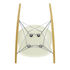 Rocking chair RAR - Eames Fiberglass Armchair - / (1950) - Gambe cromate & legno chiaro di Vitra