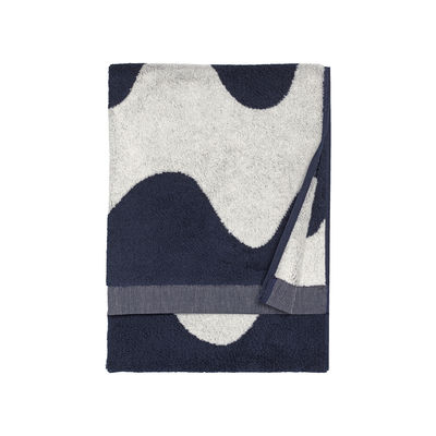 Marimekko - Serviette de toilette Serviettes en Tissu, Coton - Couleur Bleu - 22.89 x 22.89 x 22.89 