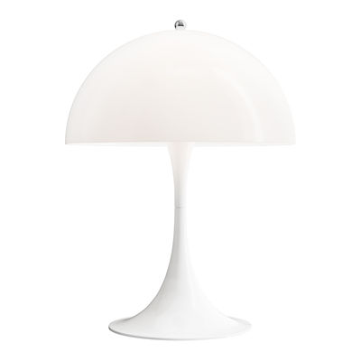 Luminaire - Lampes de table - Lampe de table Panthella / Ø 40 x H 55 cm - Plastique / Verner Panton, 1971 - Louis Poulsen - Blanc - ABS, Acrylique