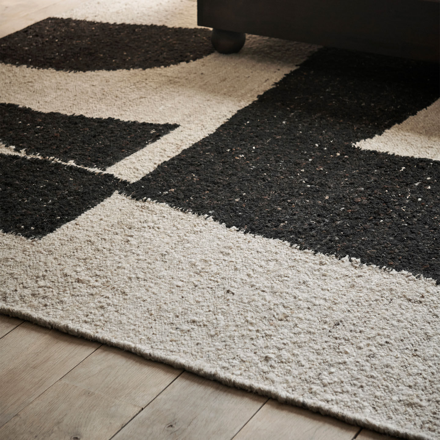 Ferm Living Piece Rug - off white coffee