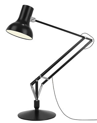Lighting - Floor lamps - Type 75 Giant Floor lamp - H 270 cm by Anglepoise - Jet Black - Aluminium, Cast iron, Steel