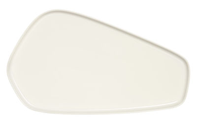 Table et cuisine - Plateaux et plats de service - Plateau Iittala X Issey Miyake / 20 x 35 cm - Iittala - Blanc - Porcelaine