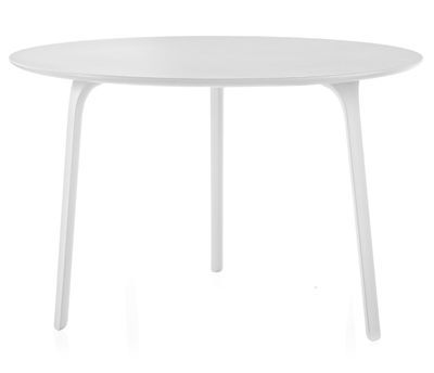 Magis First Round Table White Made, Outdoor Round Table Tops Uk