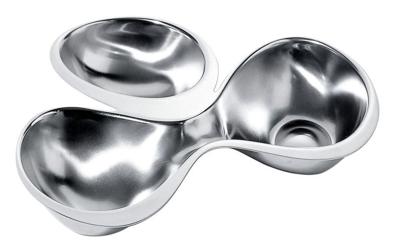 Tableware - Bowls - Babyboop Small dish metal - Alessi - 3 parts - Aluminium