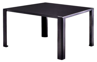 Mobilier - Tables - Table carrée Big Irony / 135x135 cm - Zeus - 135 x 135 cm / Acier phosphaté noir - Acier phosphaté