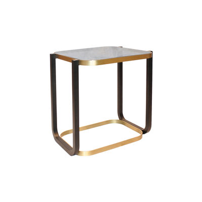 Arredamento - Tavolini  - Tavolino Duet - / 45 x 50 cm x H 50 cm - Vetro di Wiener GTV Design - Vetro nero fumé - Vetro