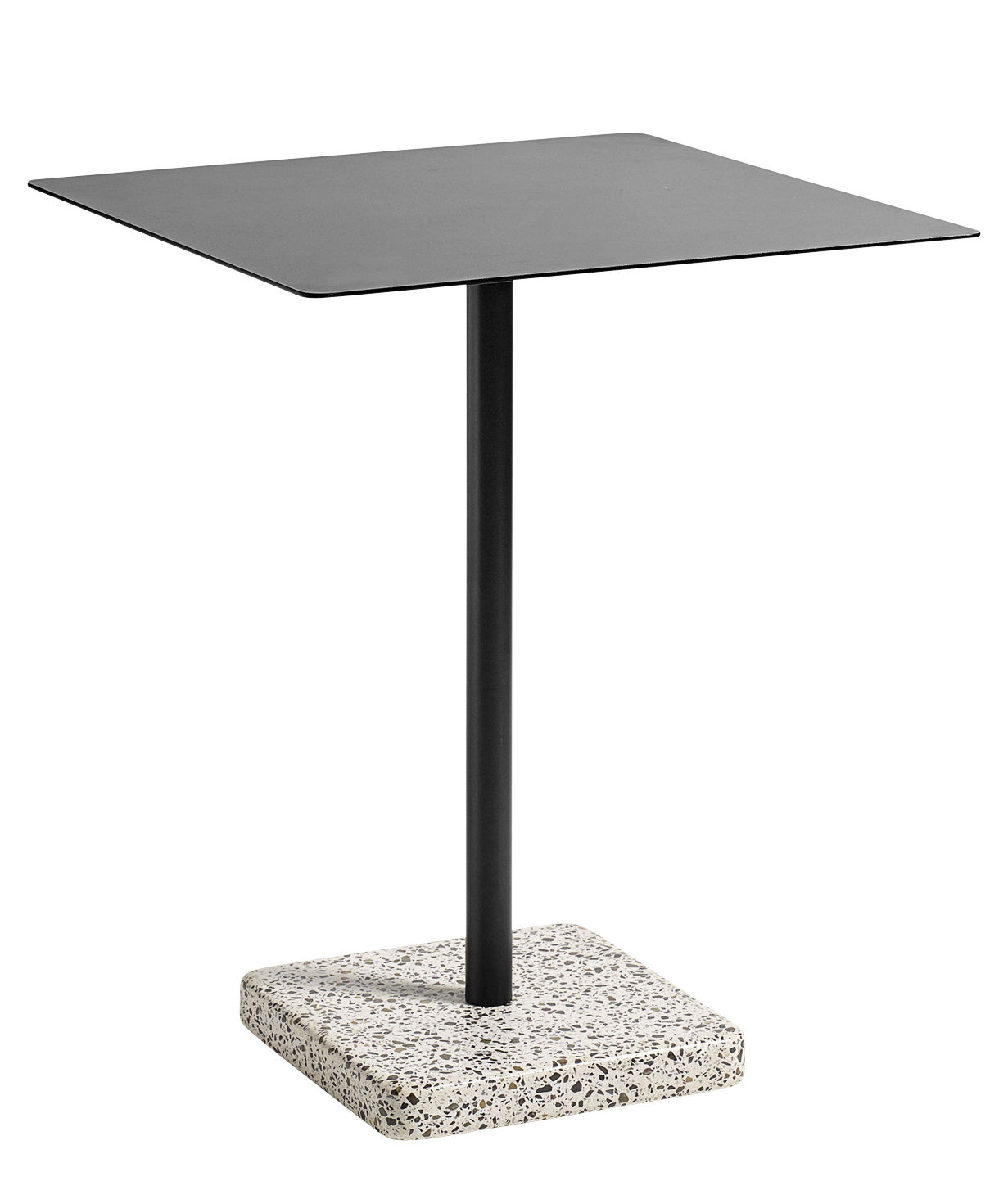 Tavolo quadrato Terrazzo di Hay - Nero | Made In Design