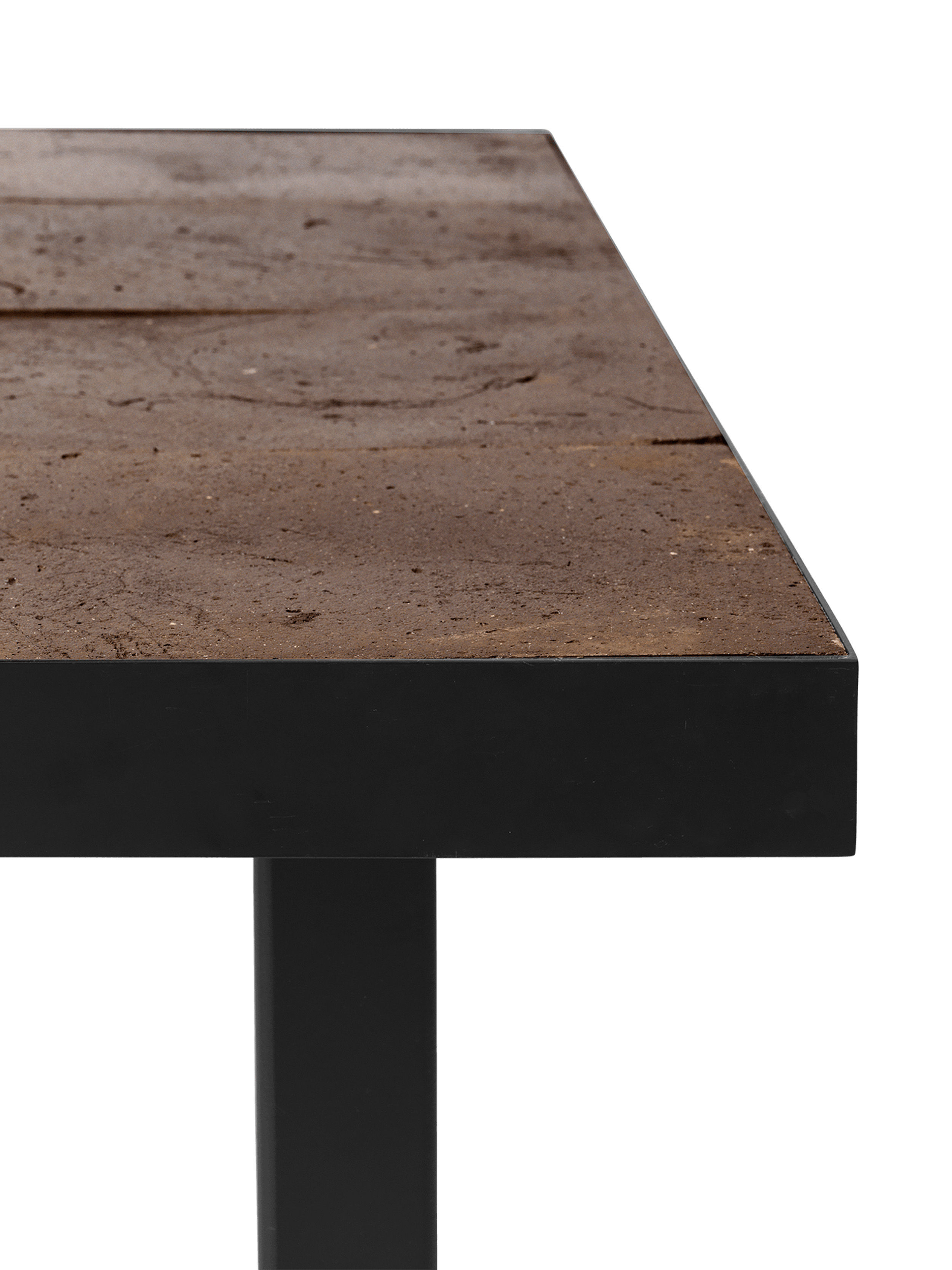 Tavolo rotondo Post di Ferm Living - marrone legno naturale