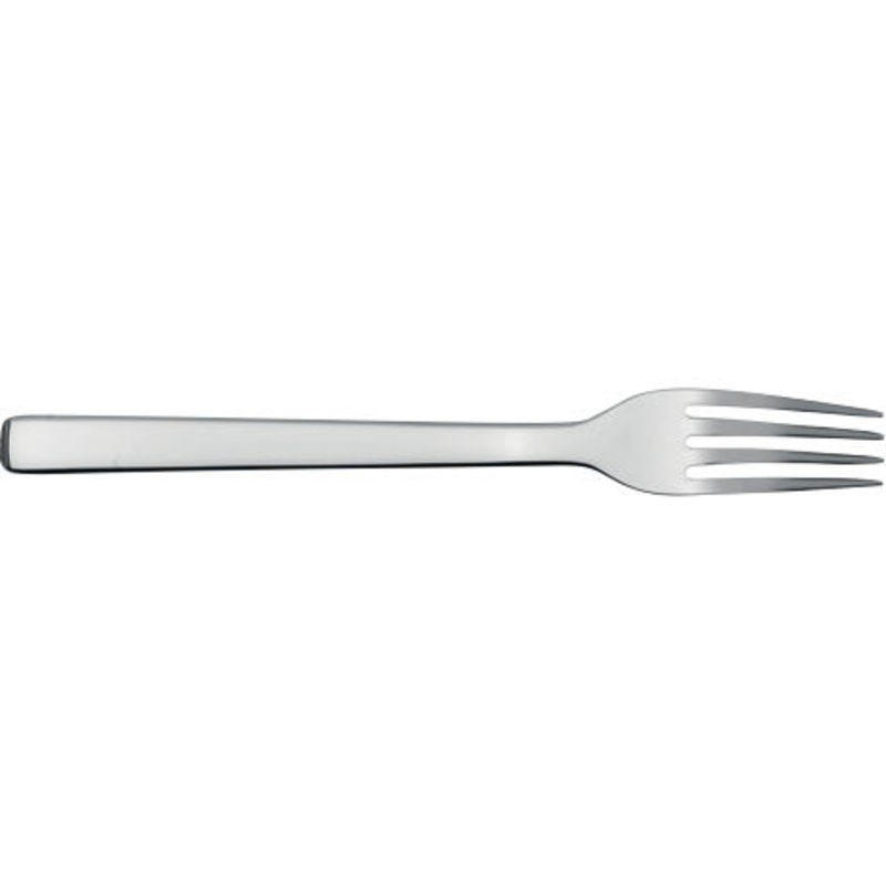 Tableware - Cutlery - Ovale Dessert fork metal - Alessi - Mirror polished stainless steel - Steel