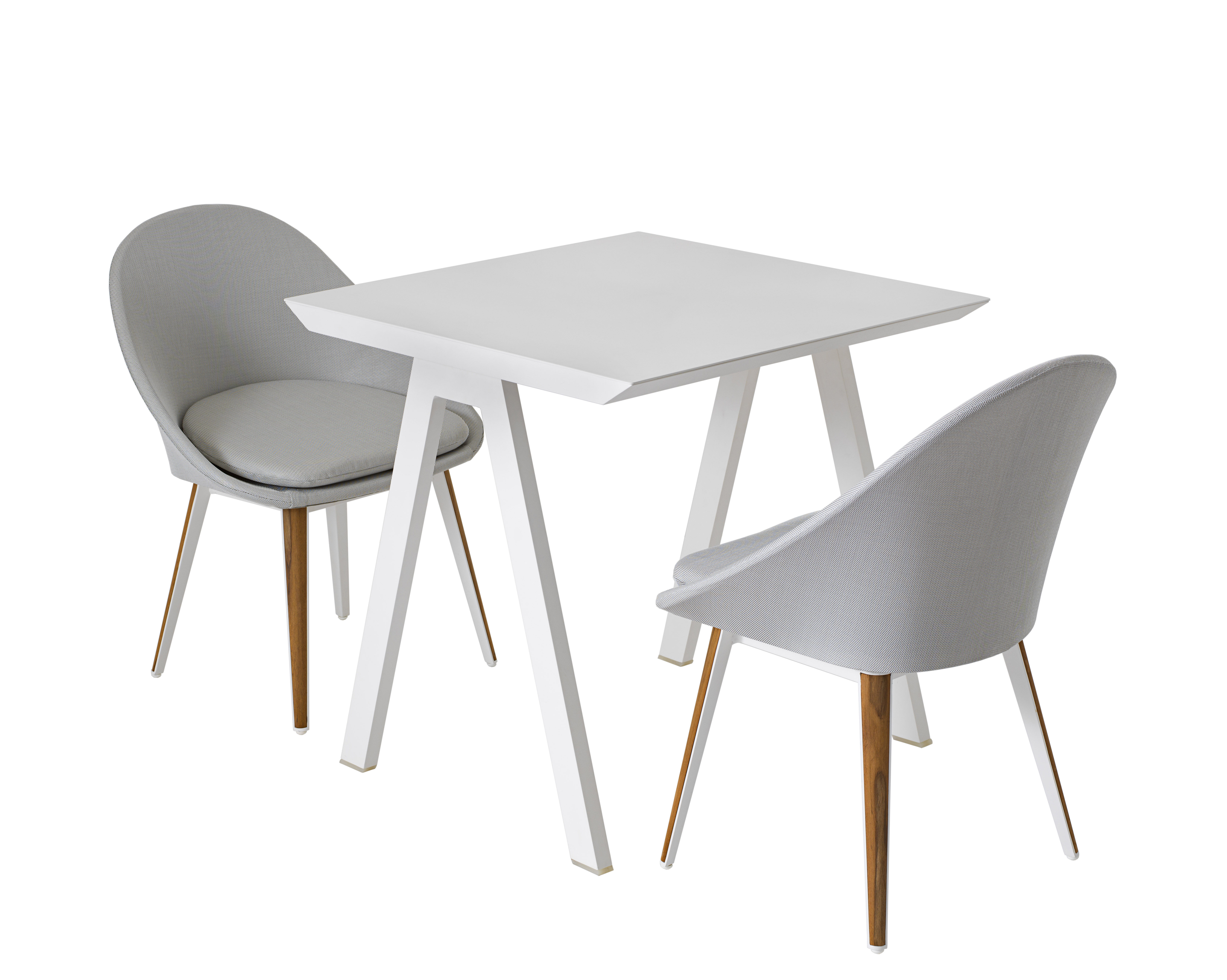 Table carrée Vanity Vlaemynck Blanc Made In Design