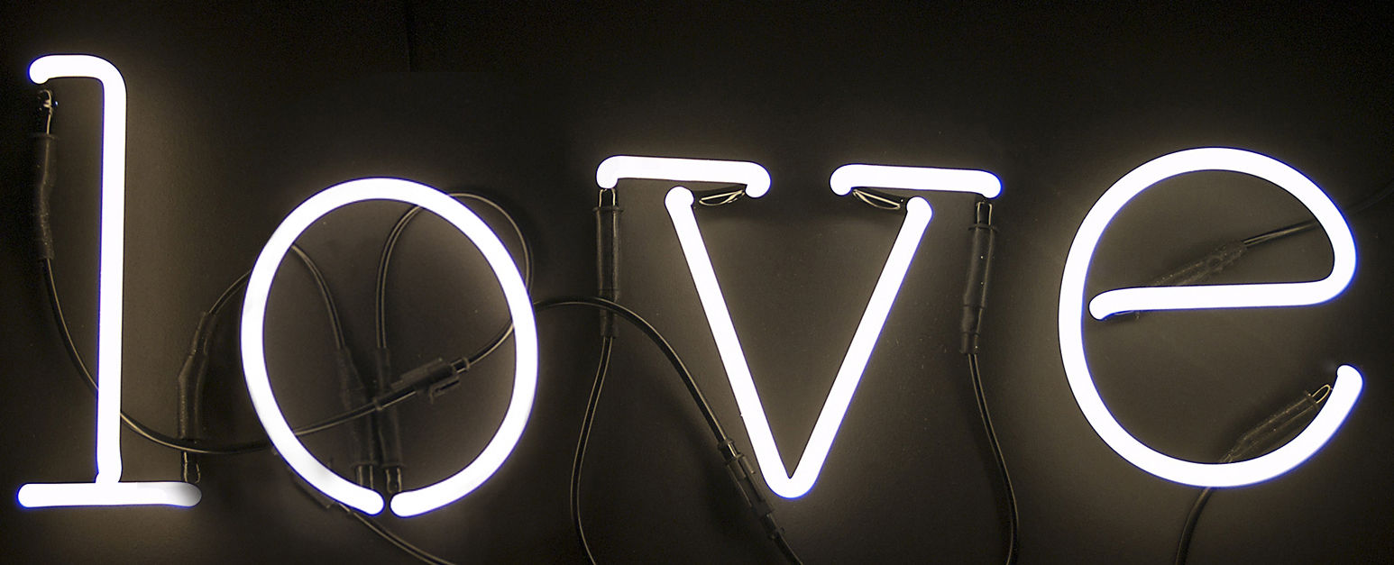 Applique Neon Art Seletti Blanc Made In Design