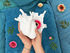 Boîte Love in a Box / Cœur humain en porcelaine - 13,6 x 18,9 cm - Seletti