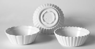 Table et cuisine - Saladiers, coupes et bols - Bol Machine Collection / Ø 16,3 cm - Set de 3 - Diesel living with Seletti - Blanc - Porcelaine