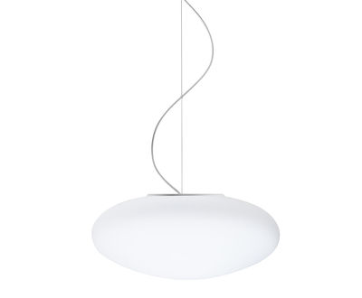 Illuminazione - Lampadari - Sospensione White LED - / Ø 42 cm di Fabbian - Bianco - vetro soffiato