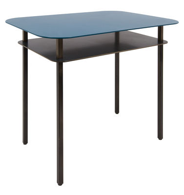 Mobilier - Tables basses - Table d'appoint Kara / 60 x 44 cm - Maison Sarah Lavoine - Bleu Sarah - Acier brut thermolaqué