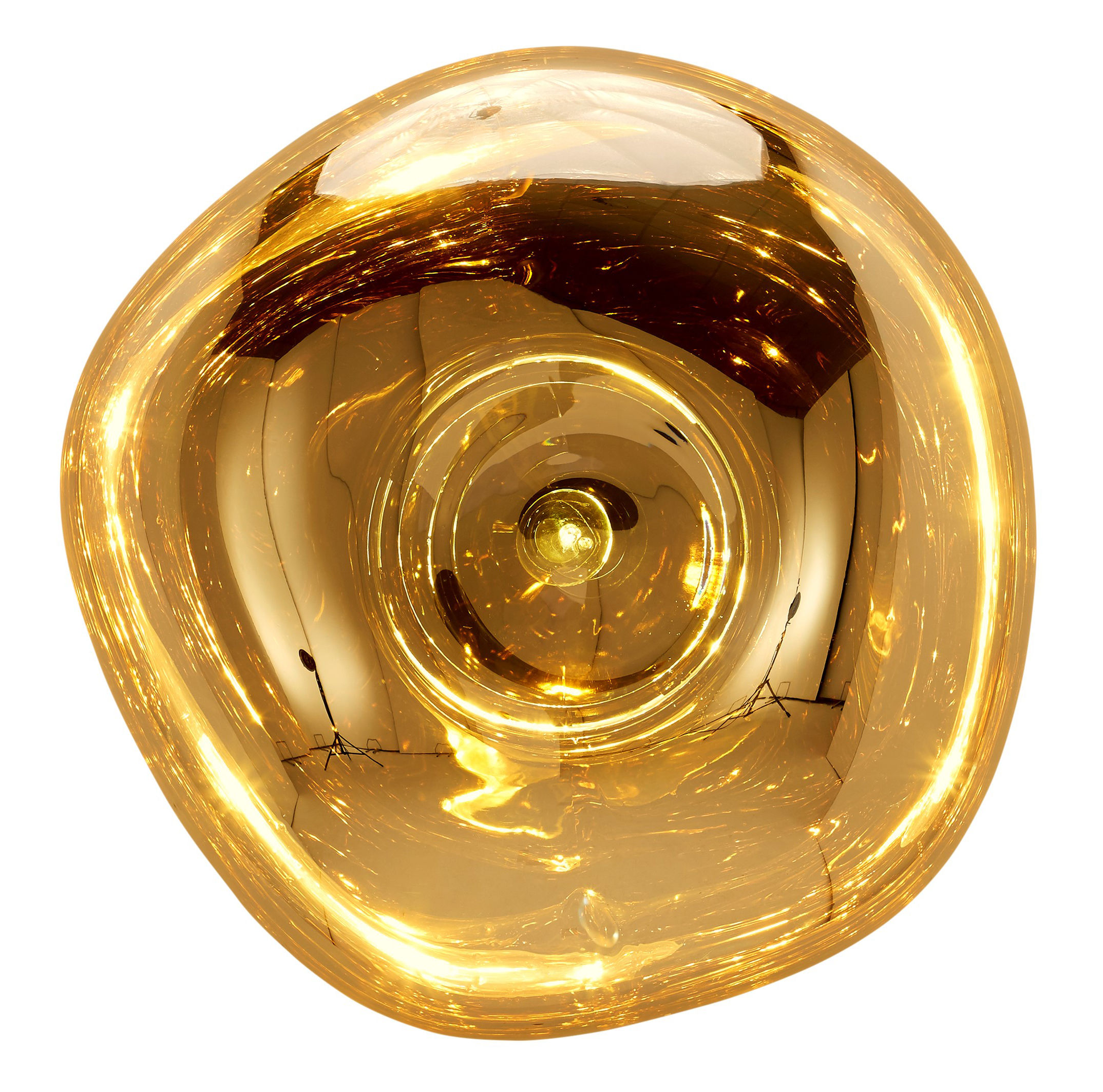 Tom Dixon Melt Wall light with plug Yellow/Gold/Metal Made In Design UK