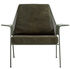 Fauteuil rembourré Work is over / Cuir - Diesel with Moroso