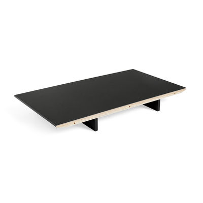 Mobilier - Tables - Rallonge linoleum / Pour table extensible CPH 30 - L 50 x 90 cm - Hay - Linoleum / Noir - Contreplaqué, Linoléum