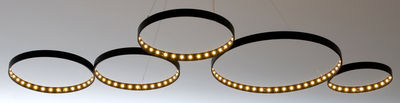 Luminaire - Suspensions - Suspension Super8 / LED - 100 x 50 cm - Le Deun - Noir - Acier