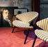 Oliva Tulip Low armchair - / Wood & fabric by Zanotta