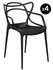 Masters Stackable armchair - Plastic / Set of 4 by Kartell
